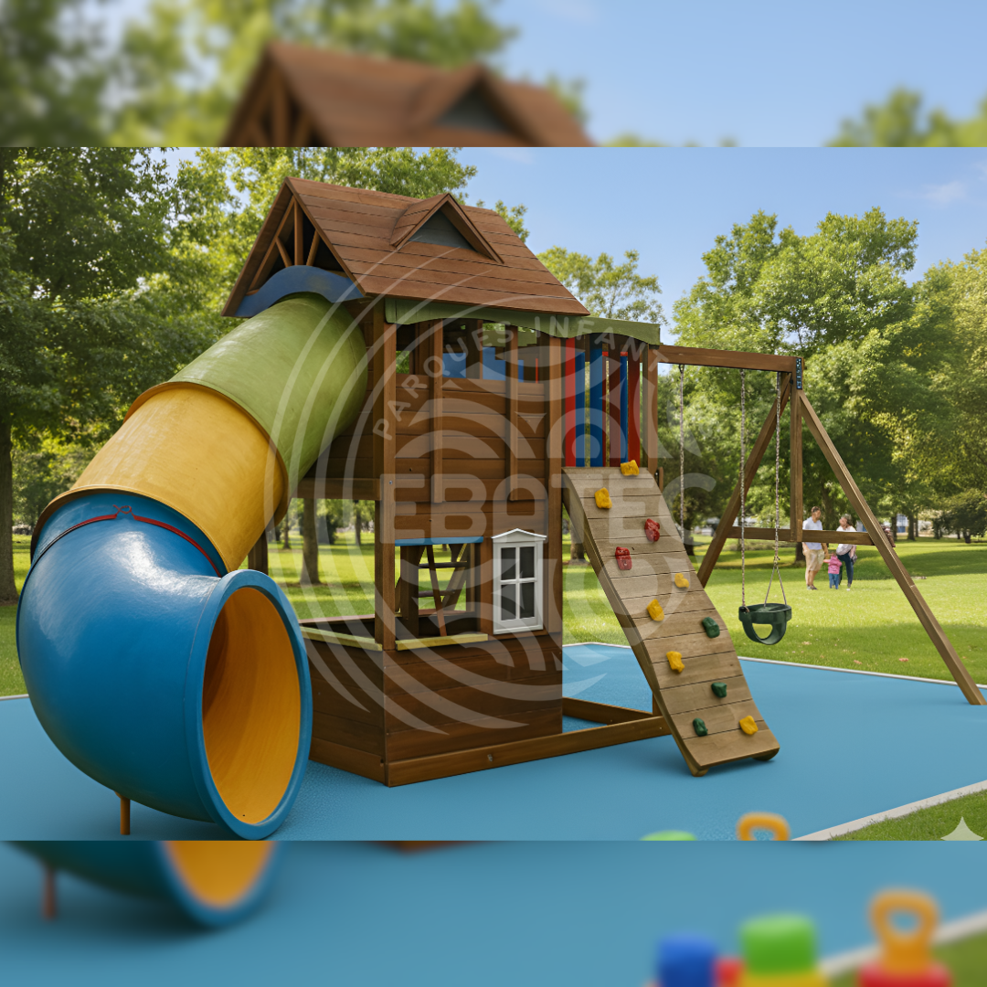 Parques Infantiles en Madera Inmunizada